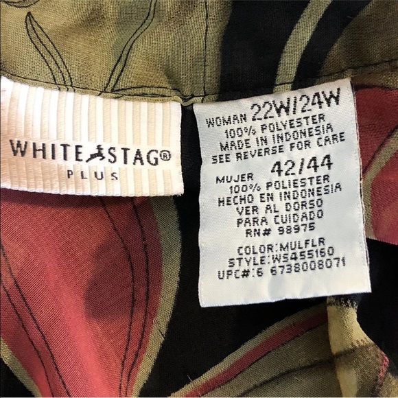 White Stag 2 Piece Cardigan and Blouse 22W/24W - Picture 8 of 8